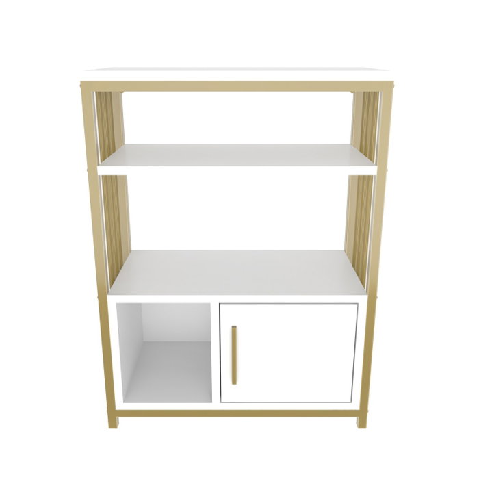 Hanah Home Estantería Blanco y Dorado Hanah Home Estantería Blanco y Dorado